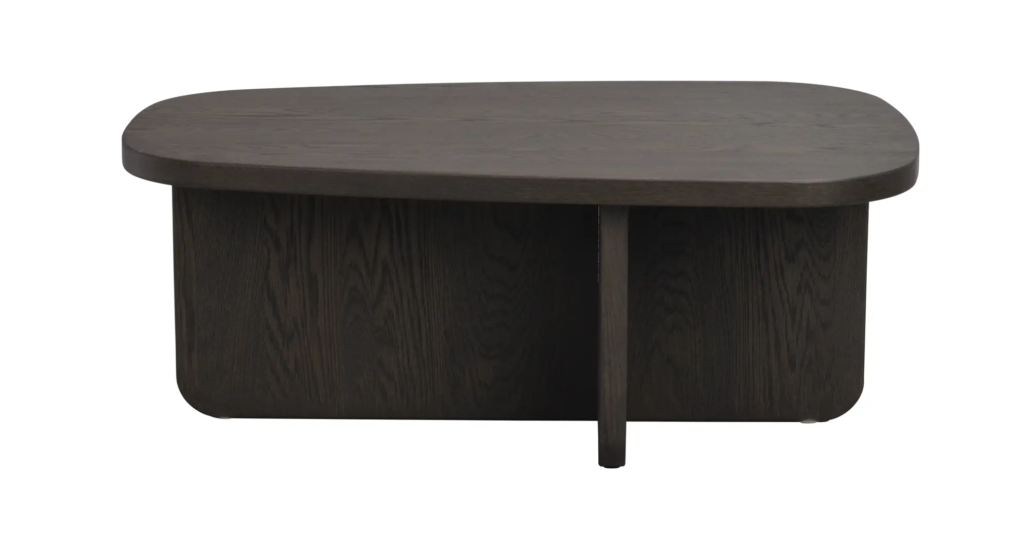 2er Set Couchtisch WILLINGS Eiche dunkelbraun