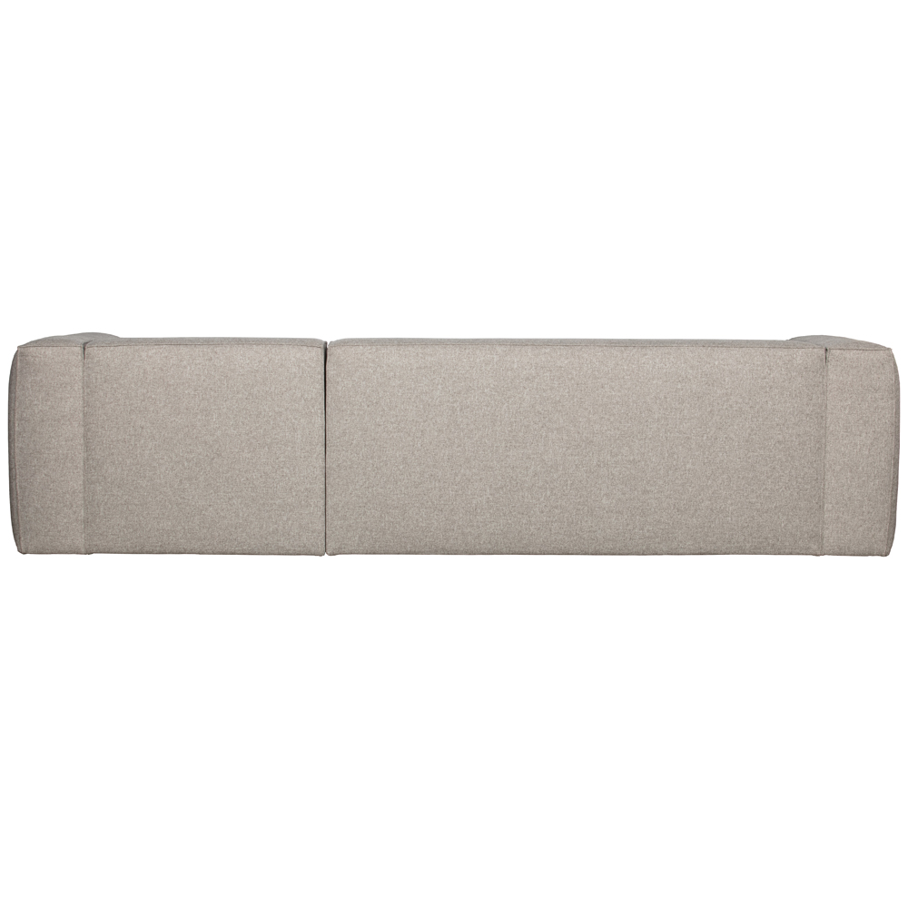 Eckgarnitur BEAN hellgrau Ecksofa Longchair rechts