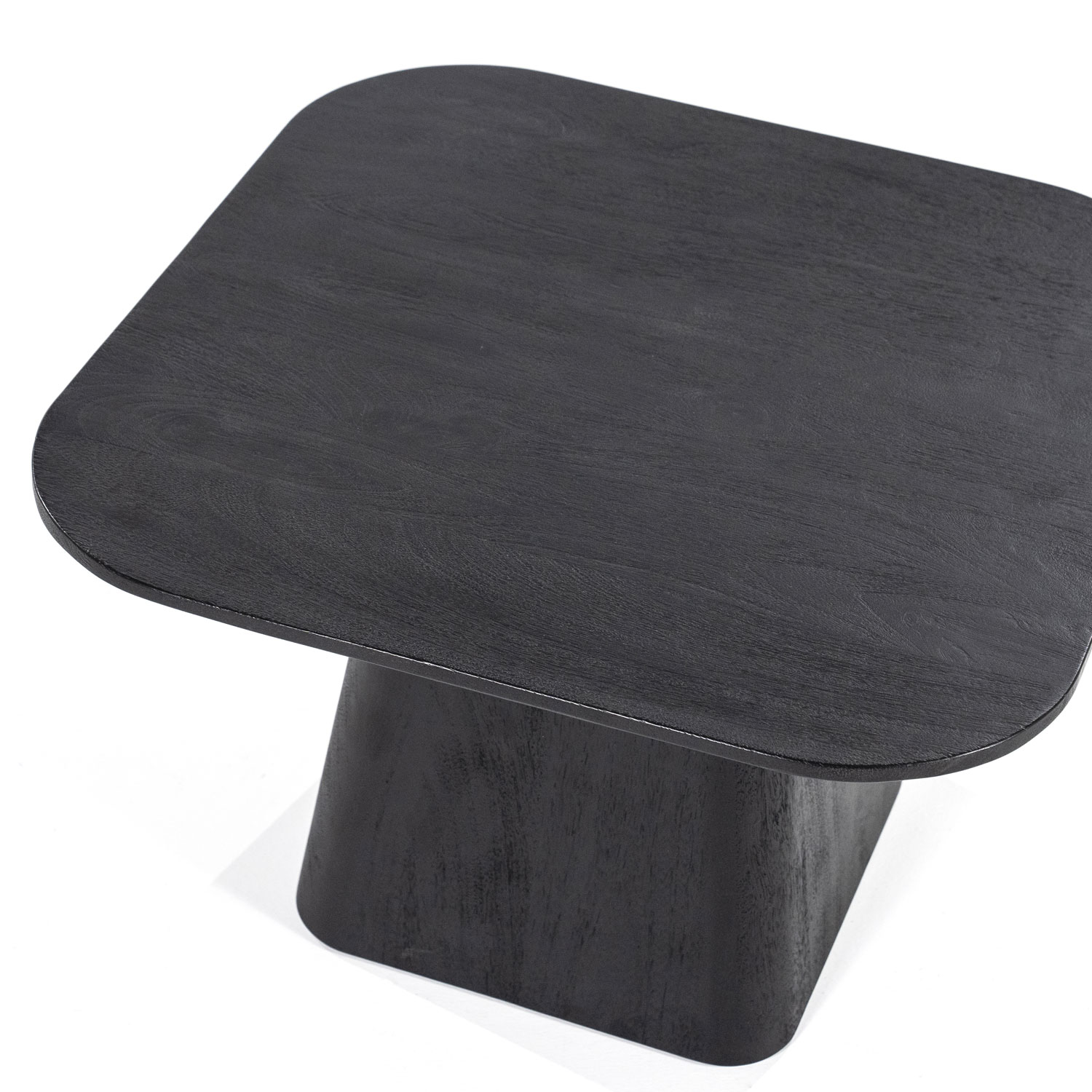Couchtisch  MALO 60 x 60 cm Mangoholz schwarz