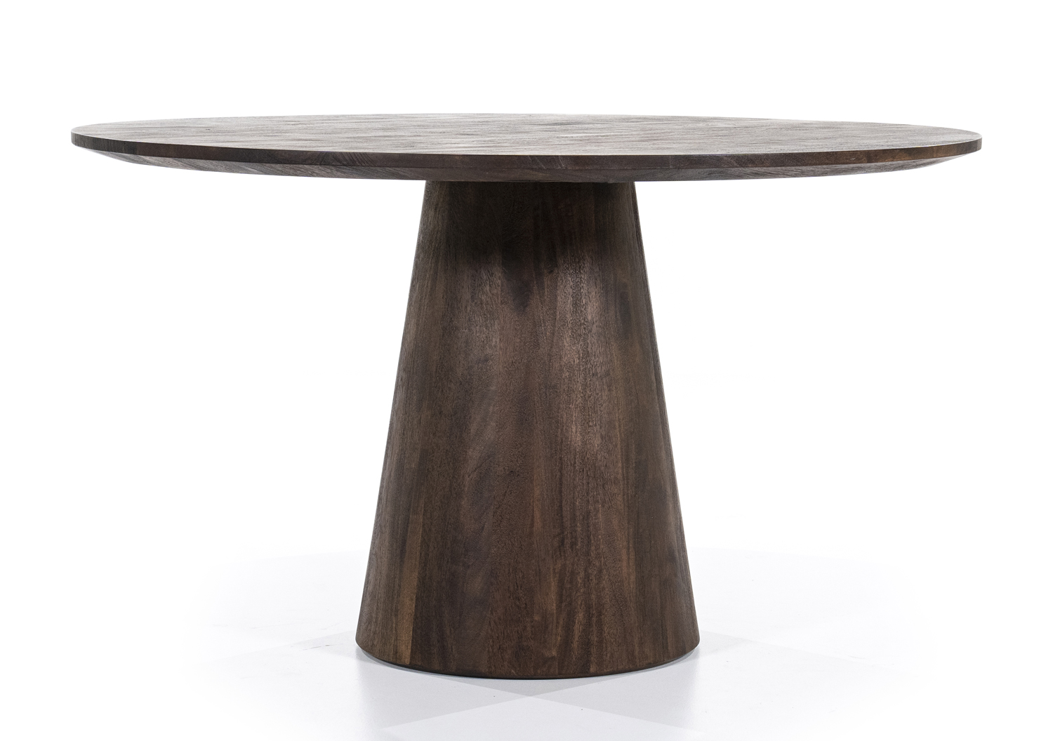 Esstisch Aron rund Ø 130 cm Mango Massivholz braun