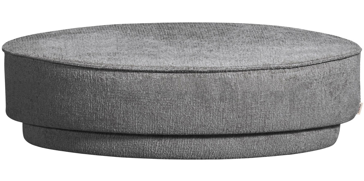 Pouf PEARL XL Ø 80 cm denim melange Hocker Sitzhocker