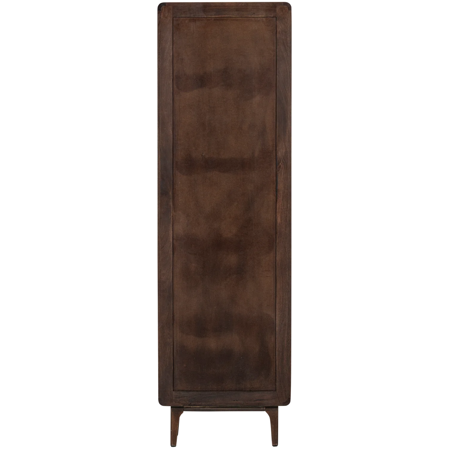 Schrank Hochschrank LIYA H 200 cm Mangoholz dunkelbraun