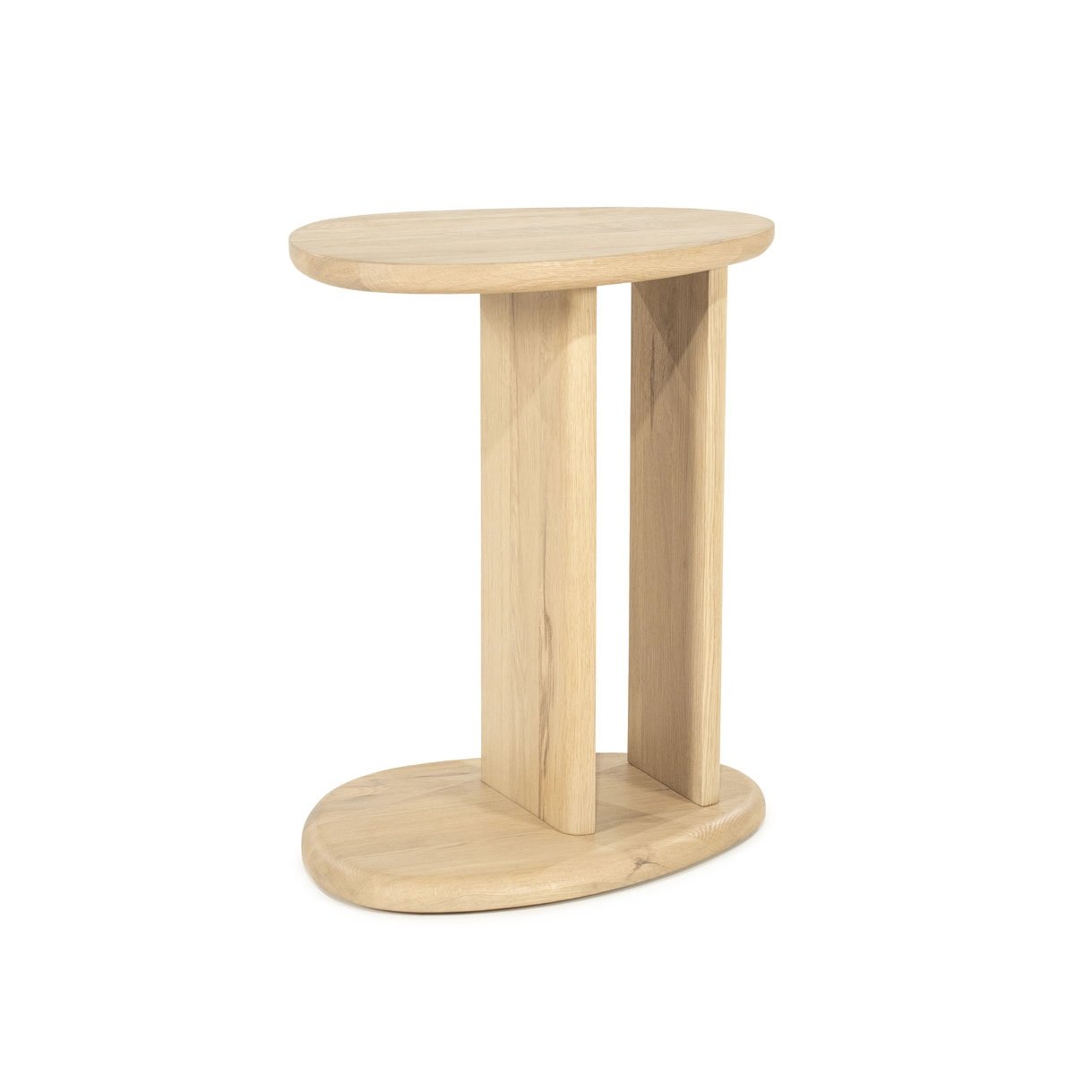 Beistelltisch Lori H 55 cm Eiche Massivholz brauntöne