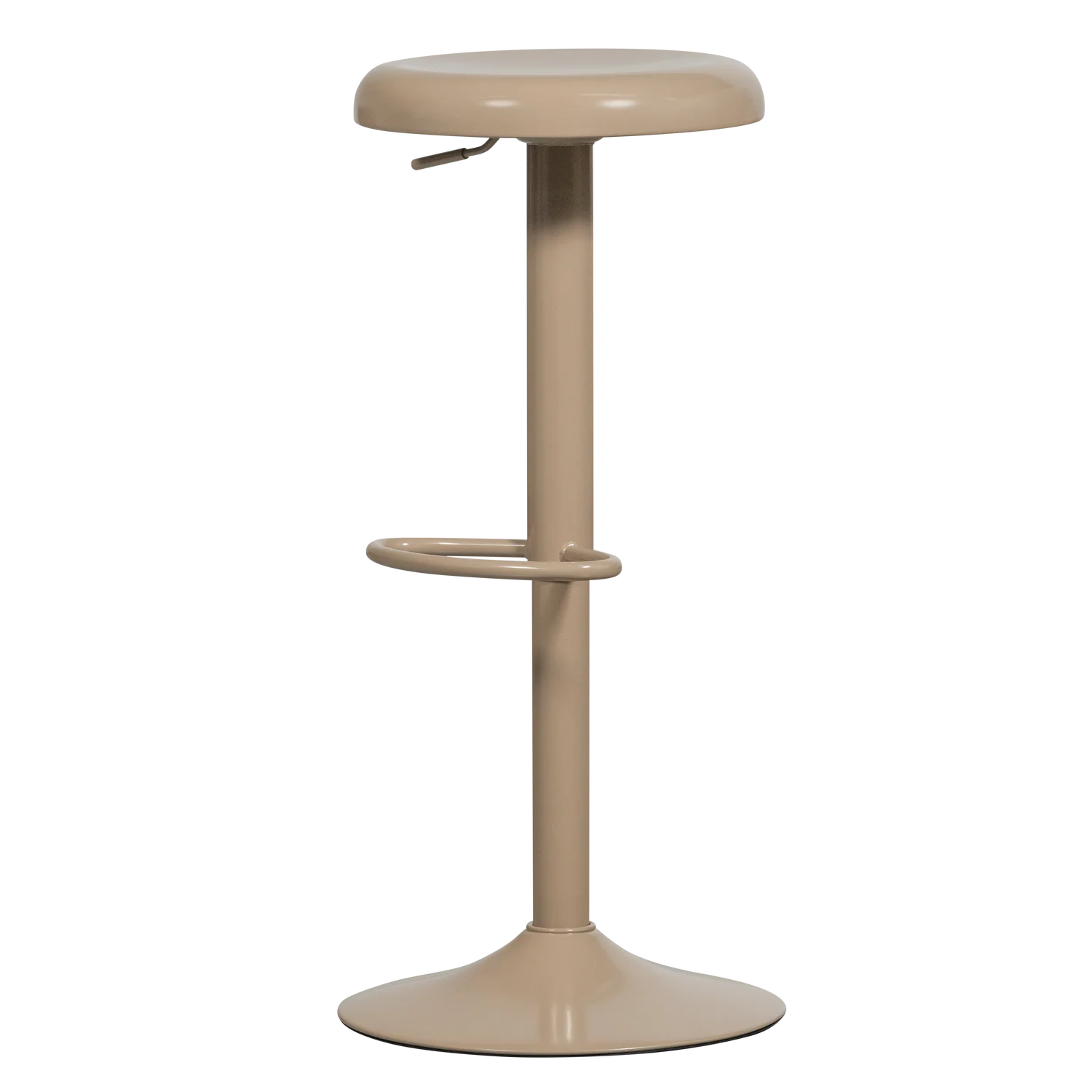 Barhocker ISAAC SH 61-81 cm höhenverstellbar Metall sandfarben Barstuhl