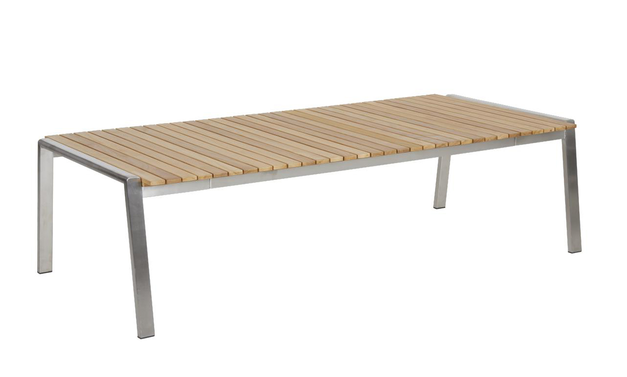 exclusive Garten Loungegruppe NAOS aus Edelstahl Teakholz
