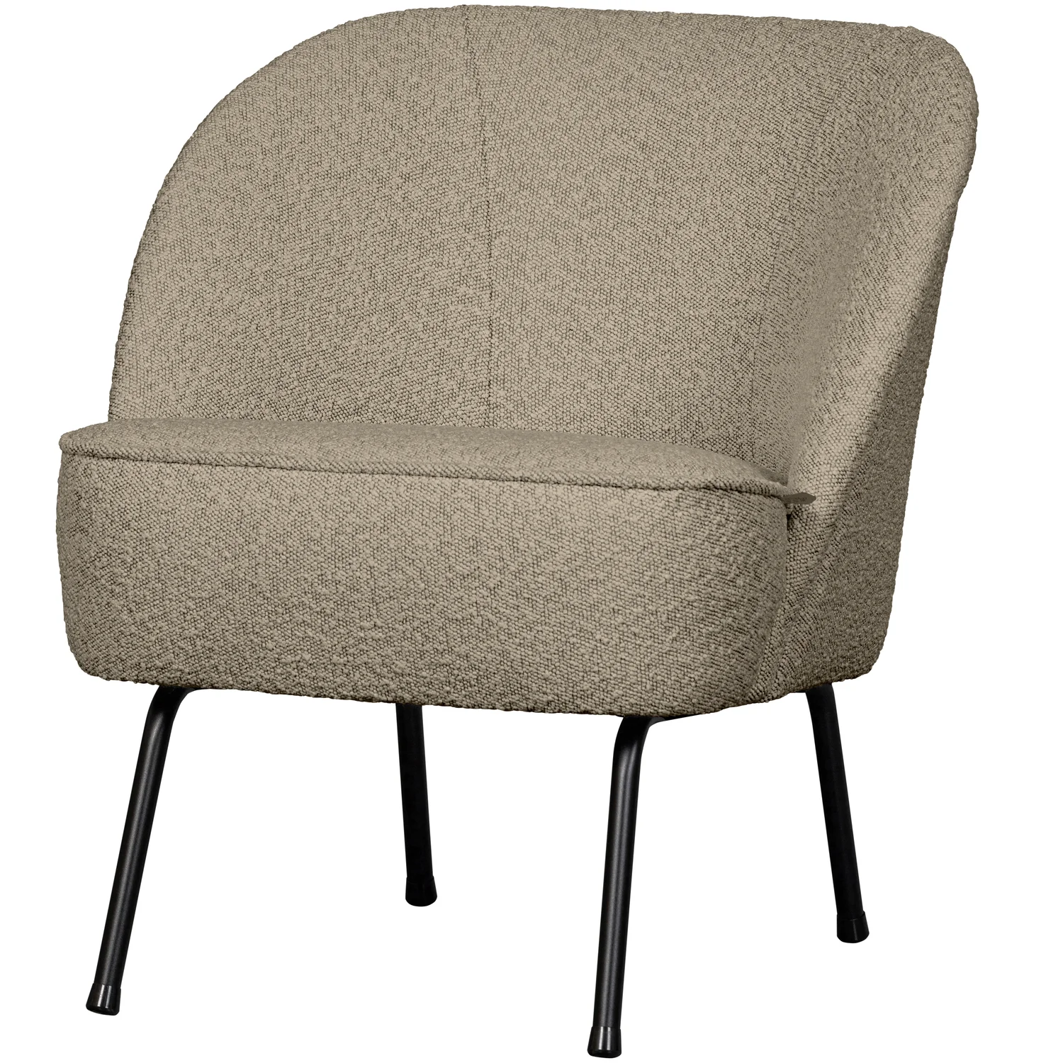Sessel VOGUE Bouclé beige Loungesessel Clubsessel 