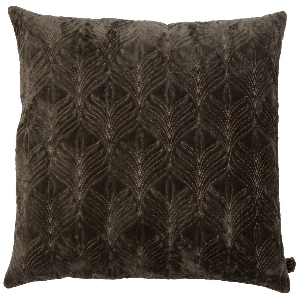 Kissen TWIG 50 x 50 cm Samt Baumwolle Dekokissen Dekokissen Sofakissen