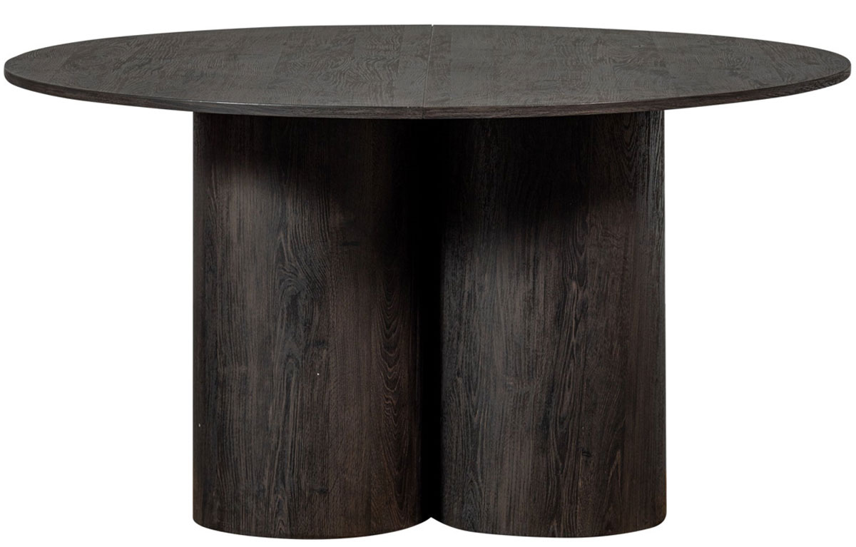 woood Esstisch OONA rund Ø 140 cm MDF dunkelbraun