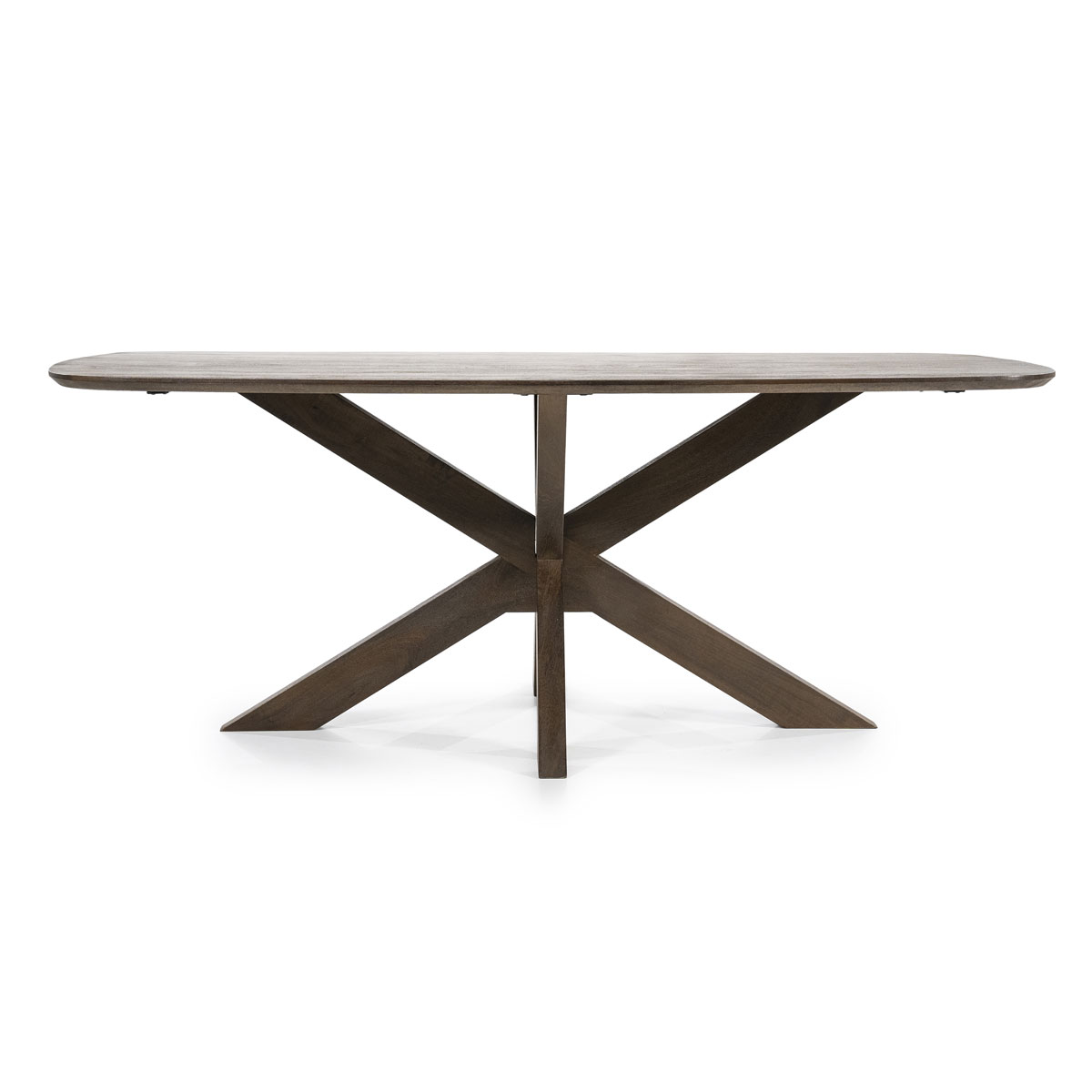 Esstisch MALMÖ 200 x 100 cm Mango Holz braun