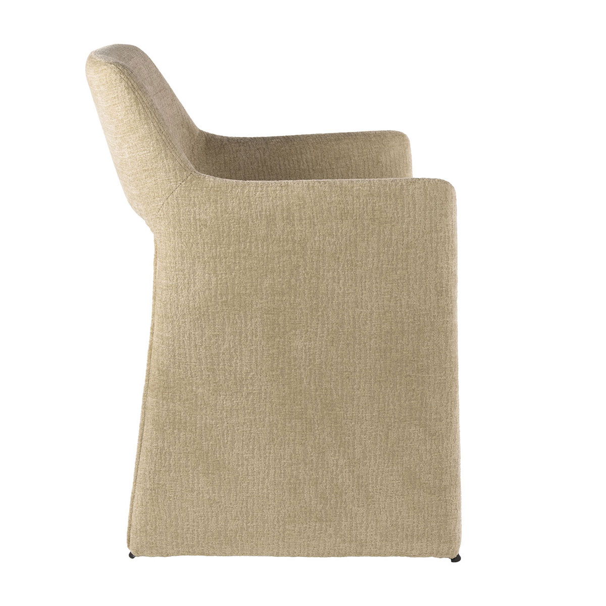 2er Set Armlehnstuhl LUNA Jaroq Stoff sandfarben