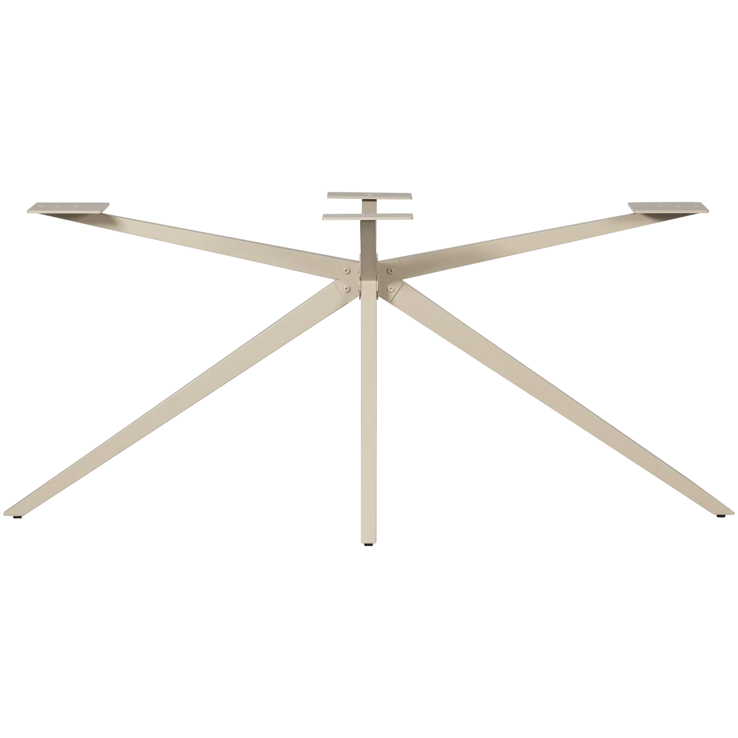 Tischbein HOLLAND XL Kreuzbein Tischgestell Metall dakargrau