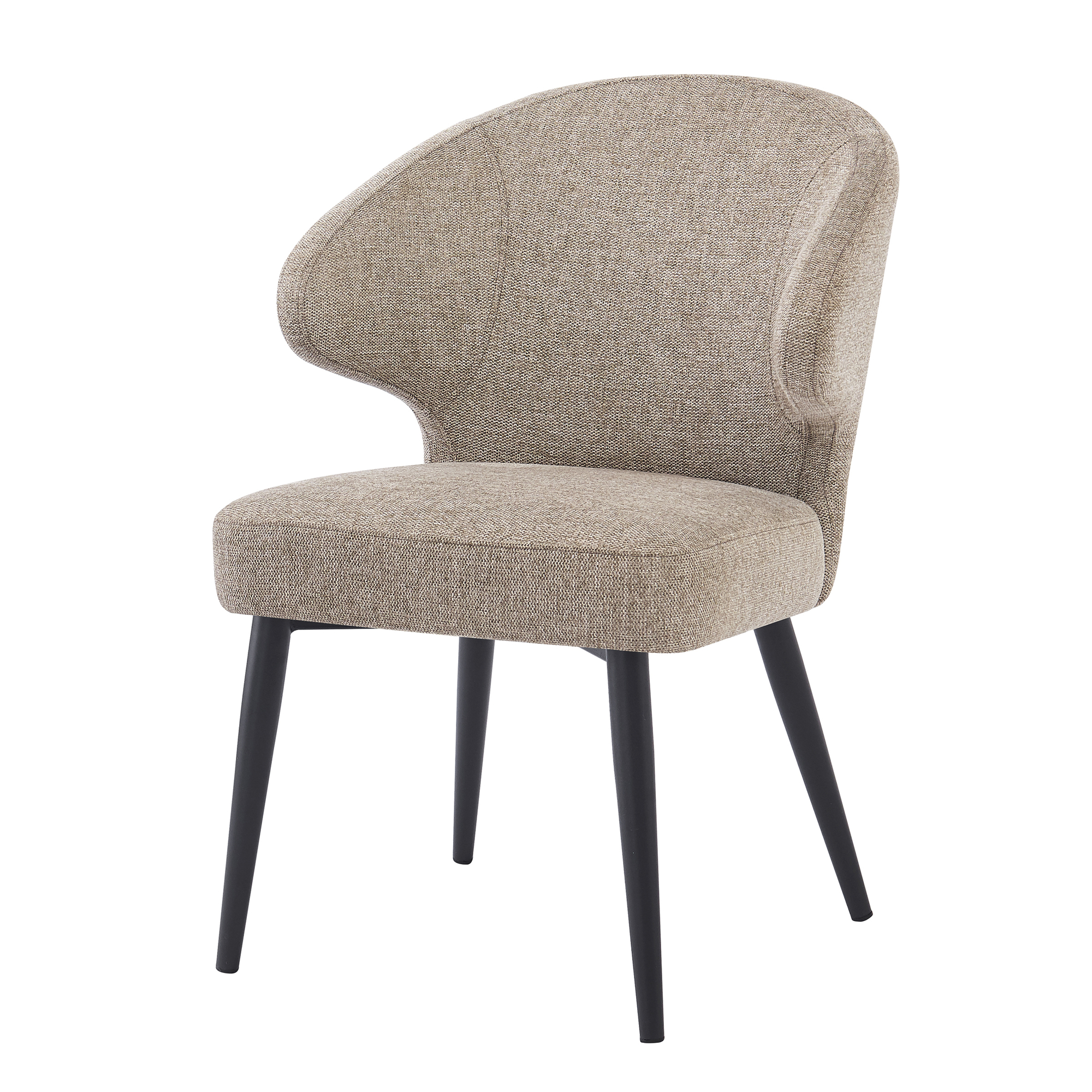 Esszimmerstuhl Donna Stuhl Stoff beige