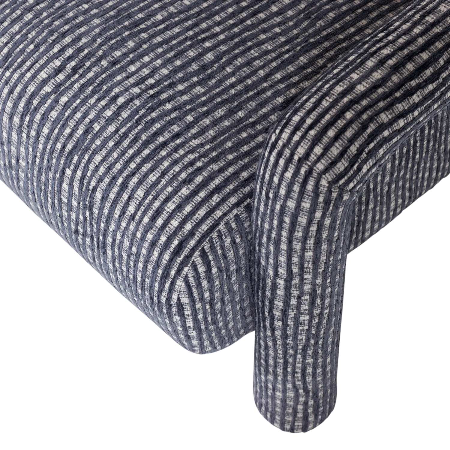 Loungesesel LENNY Sessel Musterstoff grau blau