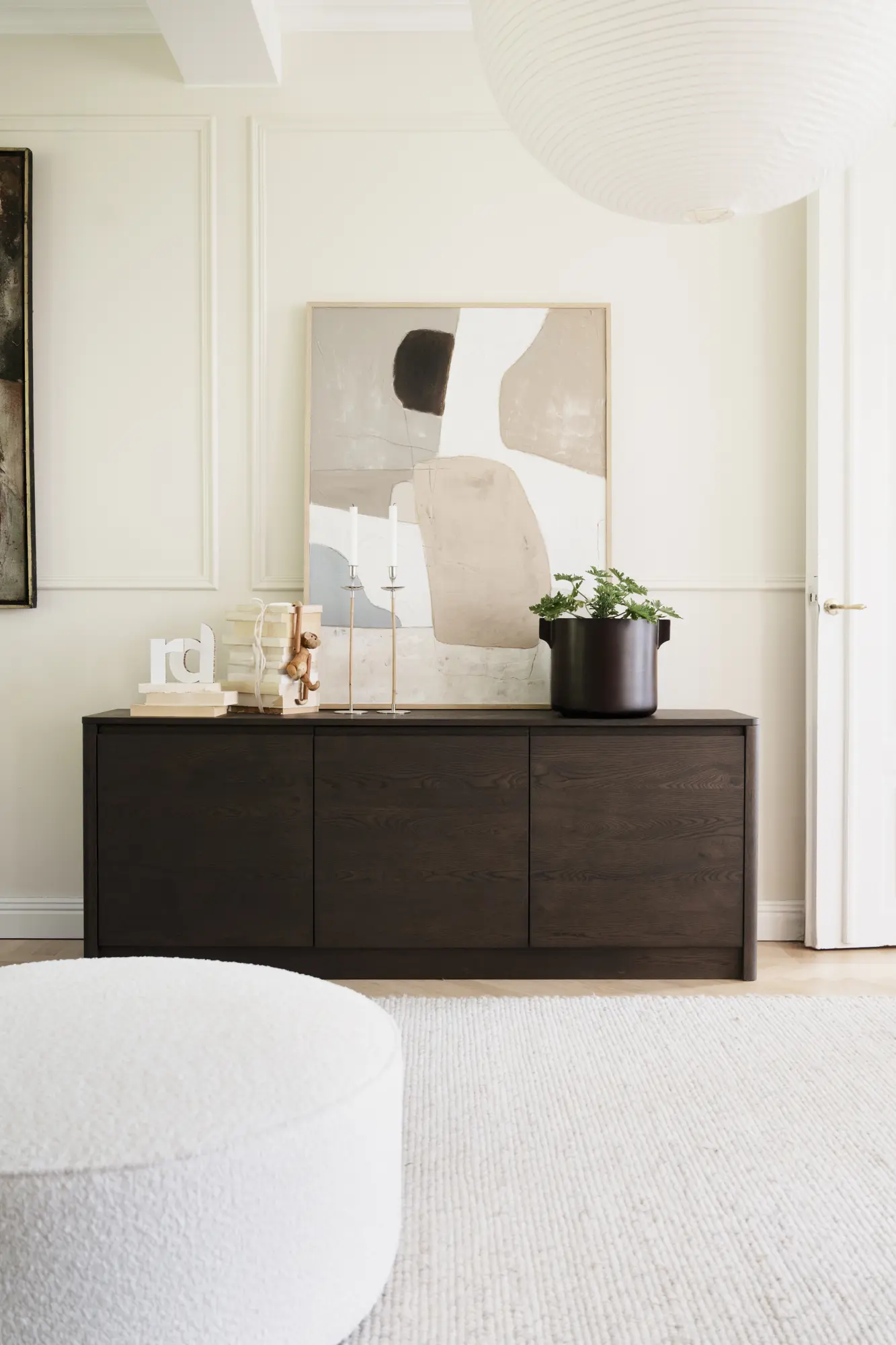 Sideboard Wilstone 180 cm mit 3 Türen Eiche braun Kommode