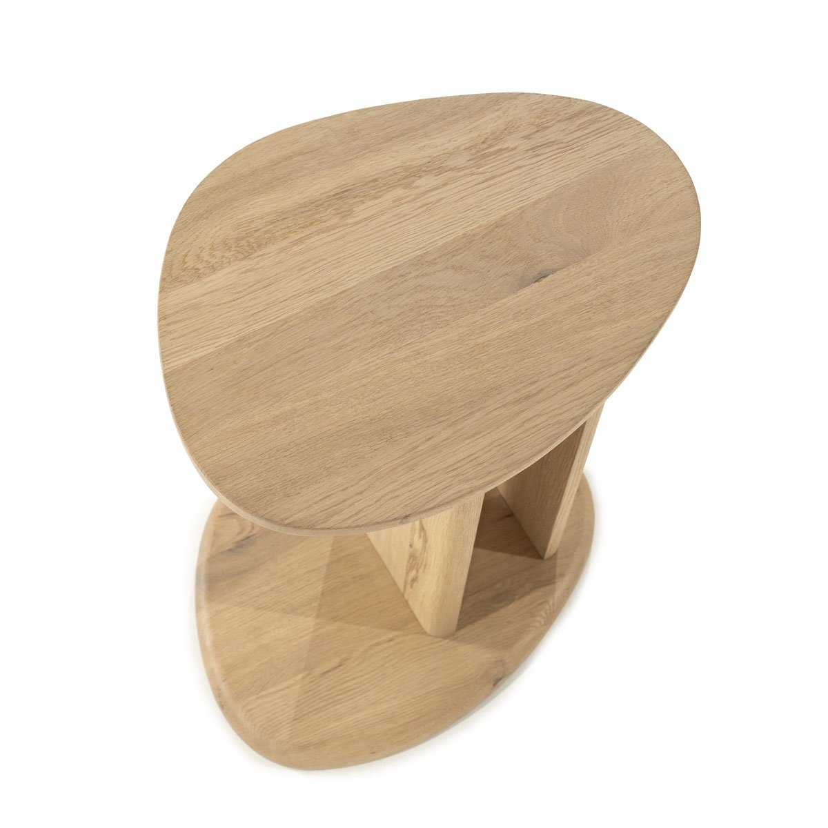 Beistelltisch Lori H 55 cm Eiche Massivholz brauntöne