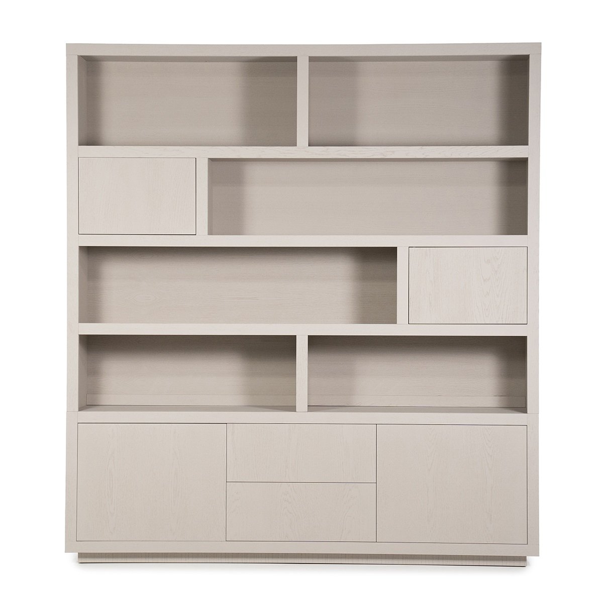 Schrank Bücherschrank Helsinki B 200 cm taupe Eiche