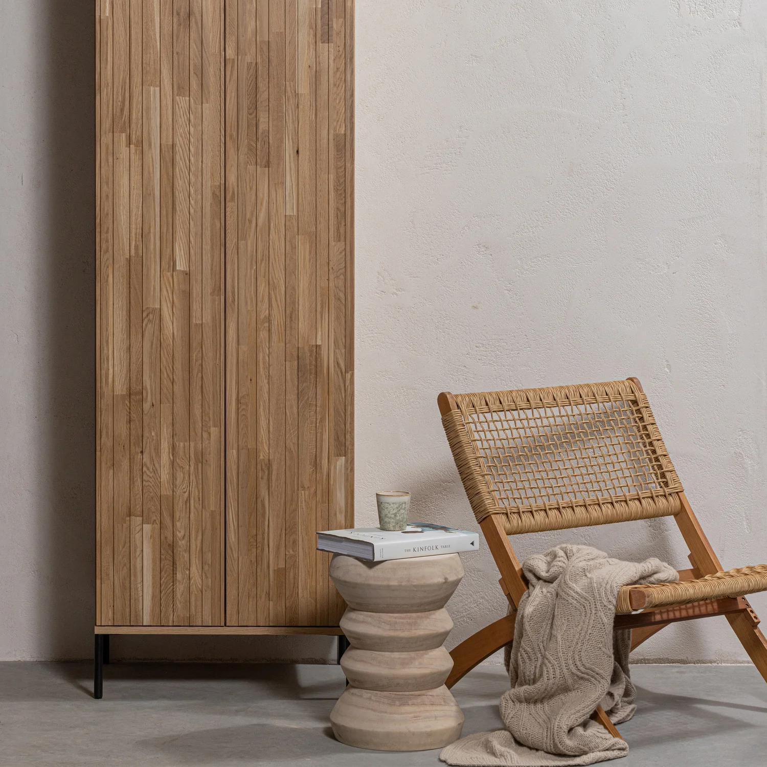 Outdoor Gartenstuhl LOIS Klappstuhl aus Eucalyptusholz klappbar 