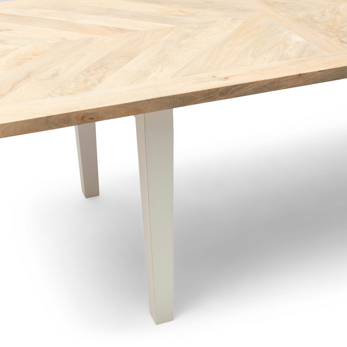 Rivièra Maison PACIFICA Ausziehbarer Esstisch 220–310 cm Natur/Weiß