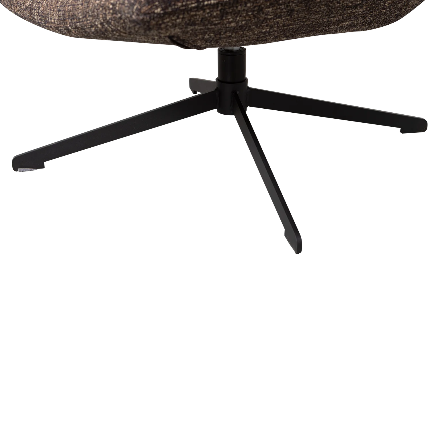 Drehsessel MILARO Webstoff braun melange Sessel