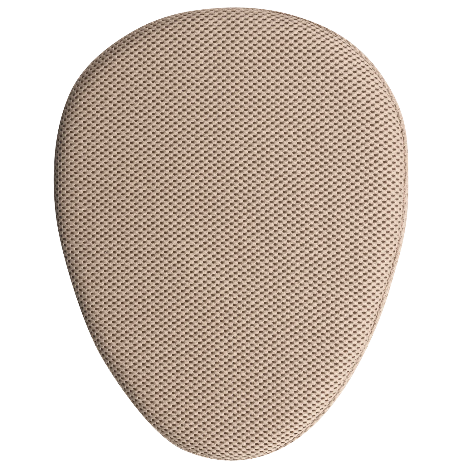 Pouf PUUK 60 x 47 cm Hocker Sitzhocker Gittergewebe natur