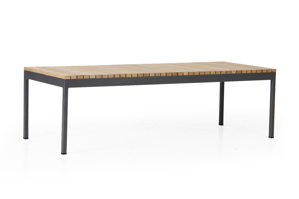 Lounge Gartentisch Teakholz ZALANGO 150 x 60