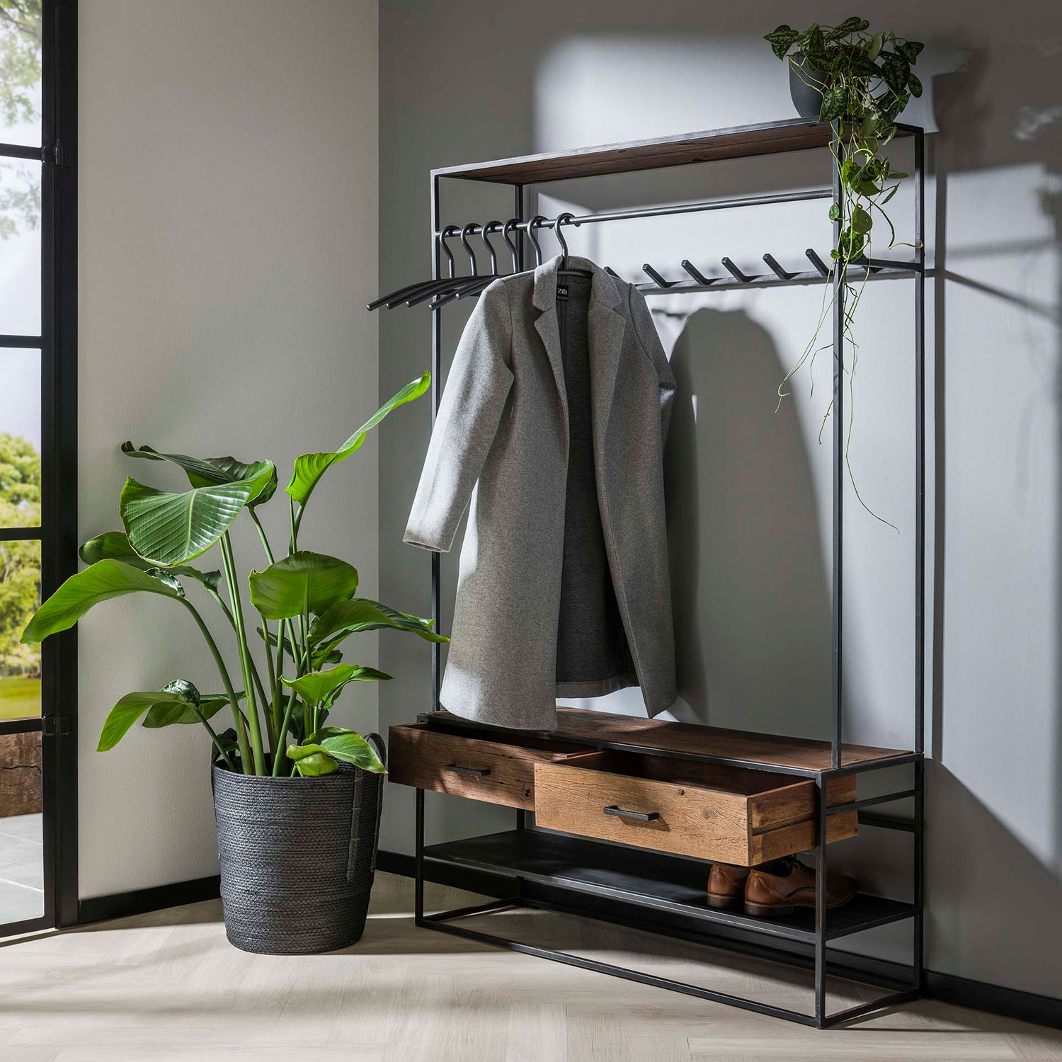 Garderobe ALENDA B 120 cm Standgarderobe