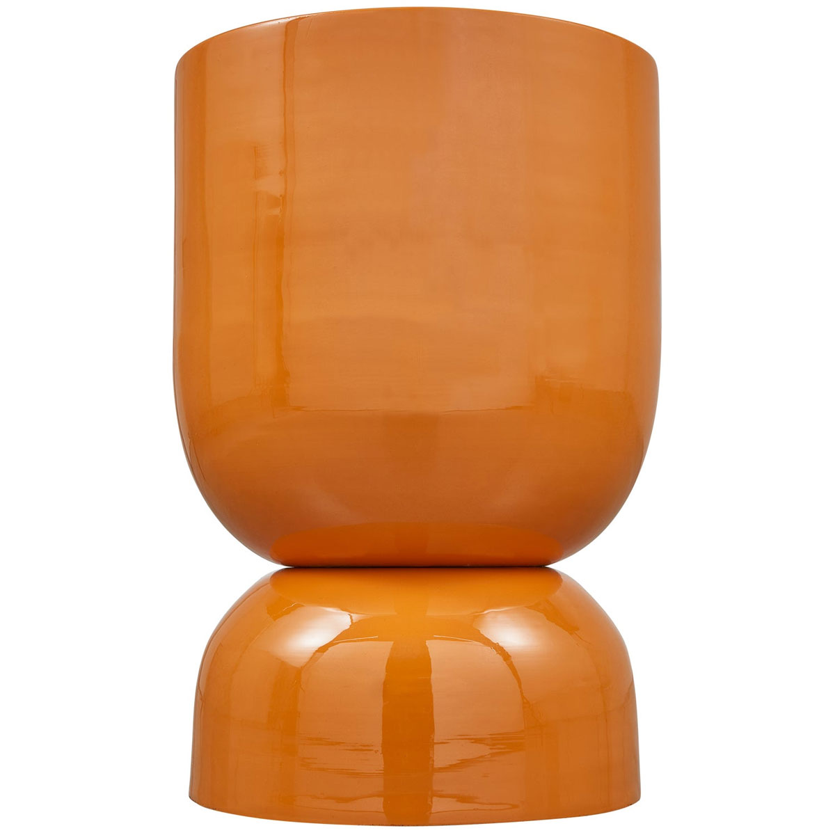 woood Beistelltisch HEKLA Ø 32 cm Metall orange