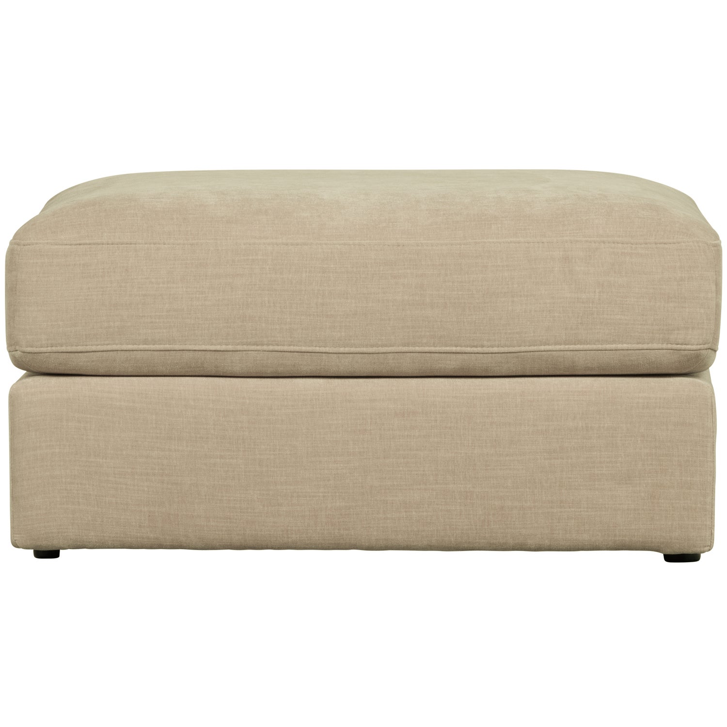 Hocker Fußhocker FAMILY Webstoff sand