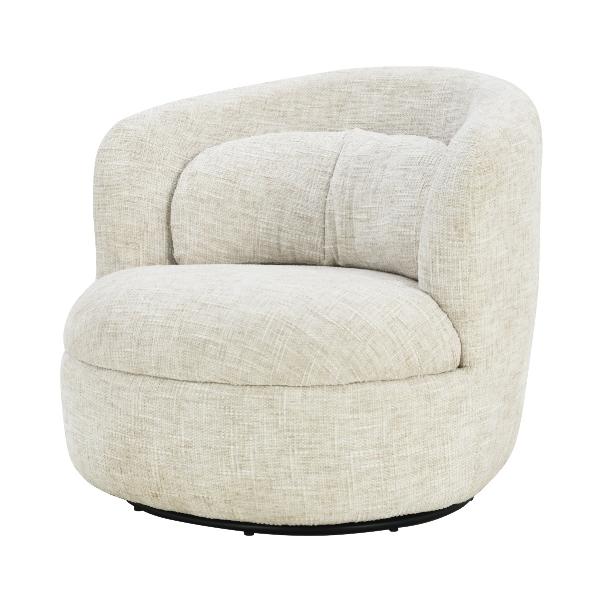Sessel Britt Drehsessel Stoff Cream Relaxsessel Fernsehsessel