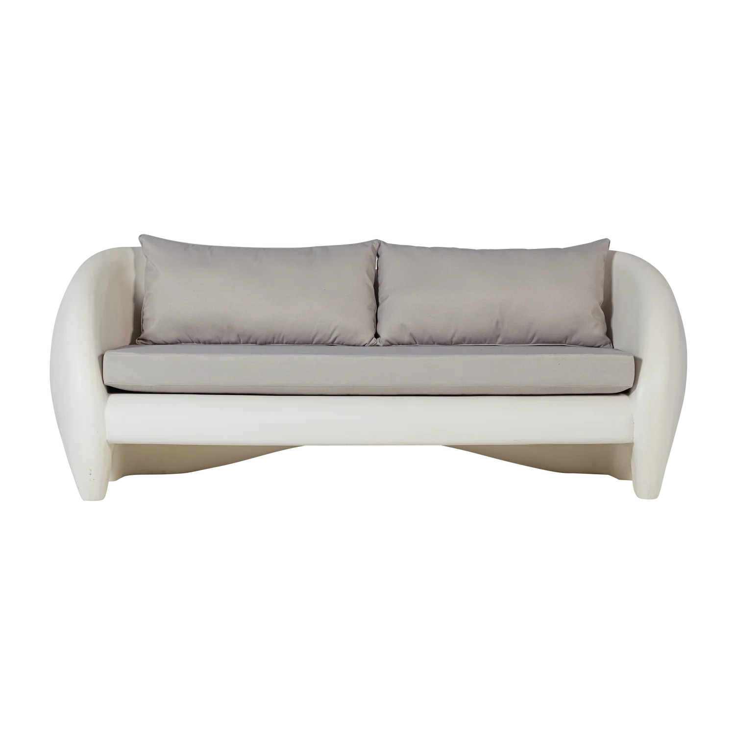 OUTDOOR Garten 2 Sitzer Loungsofa Sofa VIALE Polymer natur 