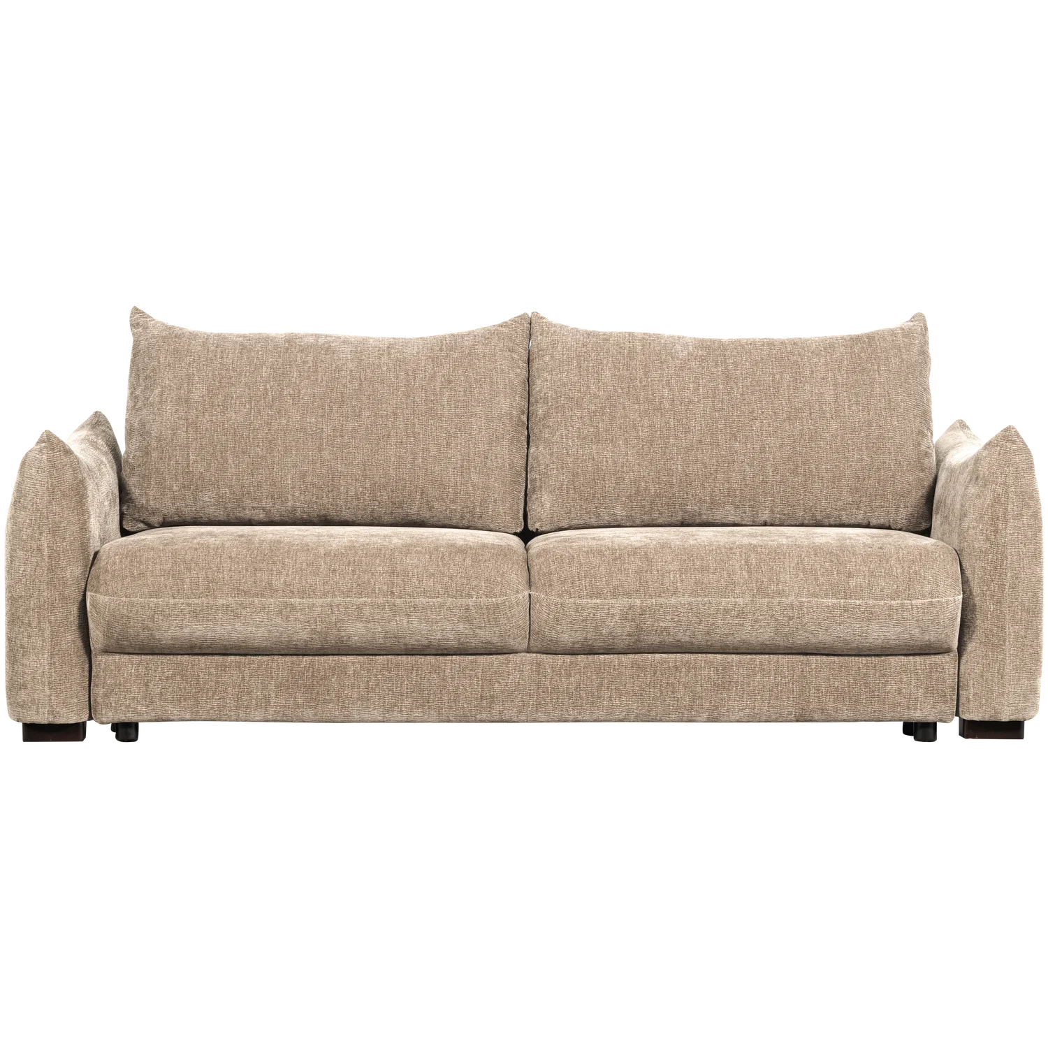 3 Sitzer Schlafsofa JONNE Chenille natur Couch Garnitur Loungesofa Couchgarnitur Sofa