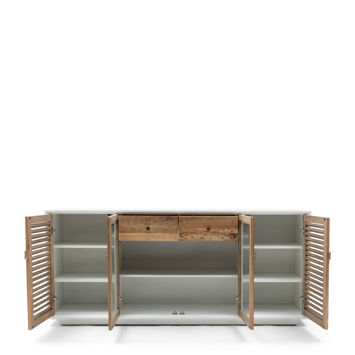 Rivièra Maison LAKE HOUSE Sideboard 194 cm Eiche weiß braun