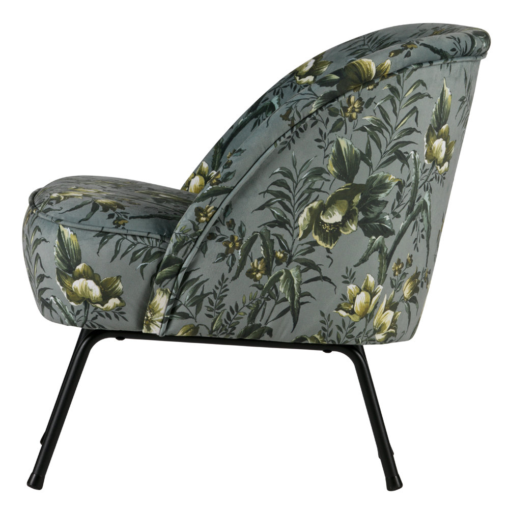 Sessel Polstersessel VOGUE Samt grau Loungesessel Clubsessel Chair Fernsehsessel