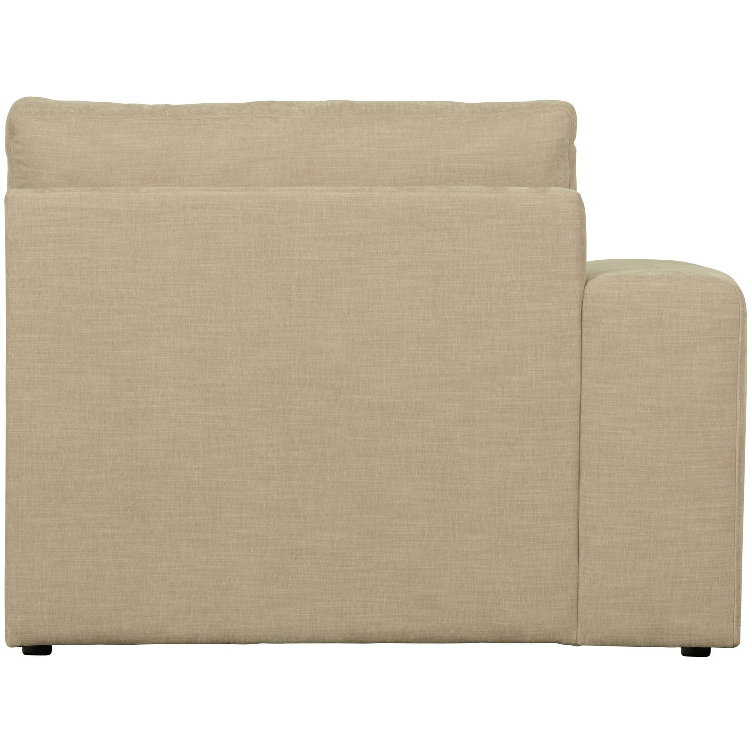 Sofaelement FAMILY mit Armlehne links Element Webstoff sandfarben