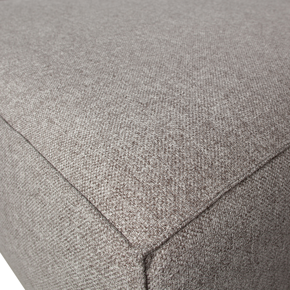 Ecksofa BEAN hellgrau Longchair links Sofa