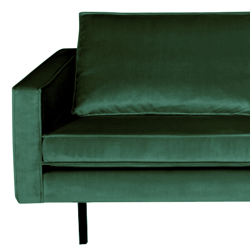 2,5 Sitzer Sofa Rodeo Samt grün