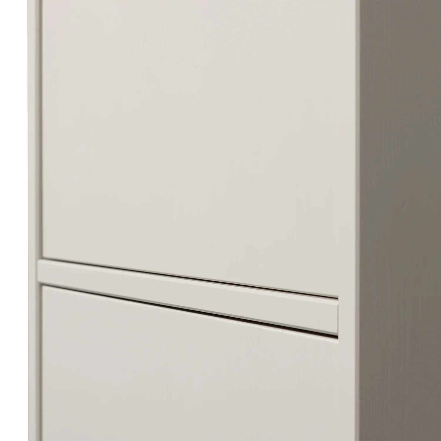 Schrank MEGGY schmal 55 cm Holzschrank Kiefer Massiv staubgrau