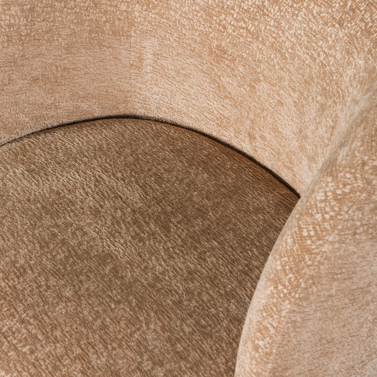 Sessel SHUFFLE Drehsessel Chenille natur