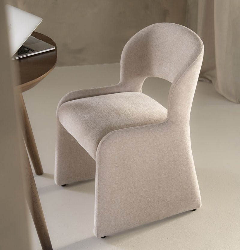 Esszimmerstuhl Odette Stoff beige