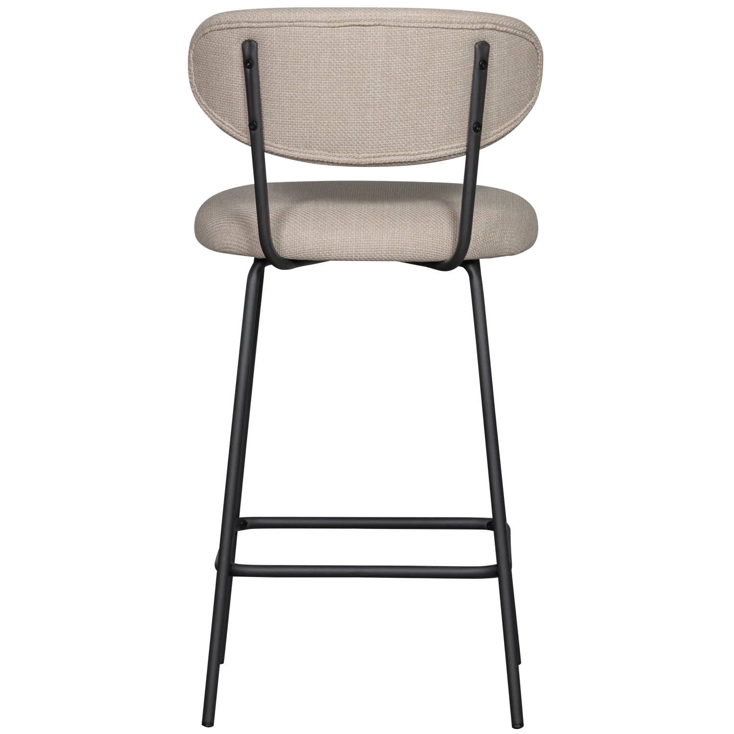 2er Set Barhocker KJELD SH 66 cm Webstoff natur