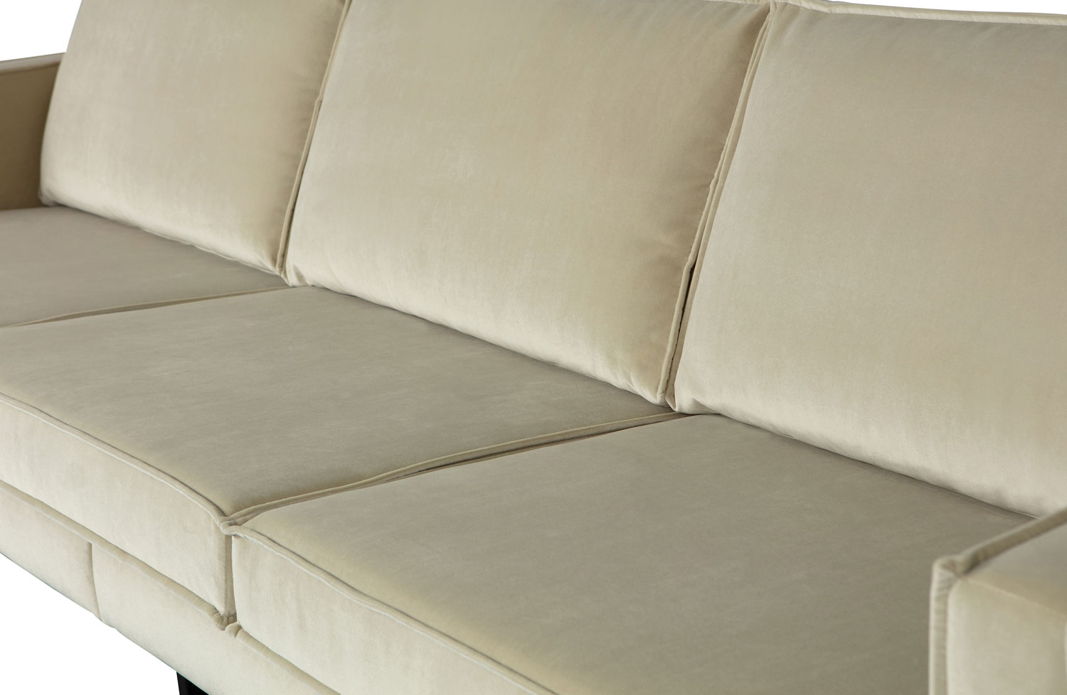 3 Sitzer Sofa Rodeo Samt pistazie