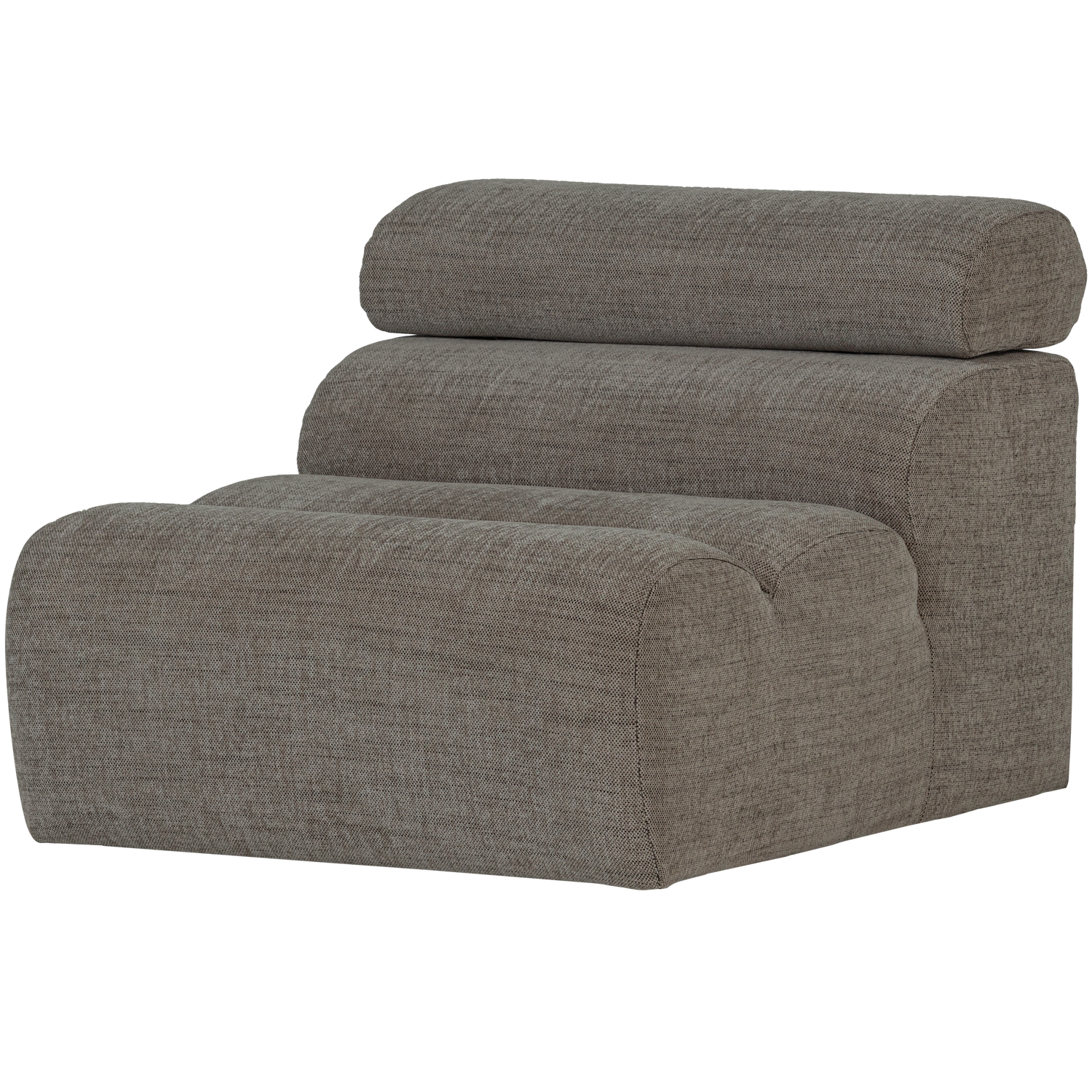 Sofaelement NOVI 82 cm Element Webstoff grau melange