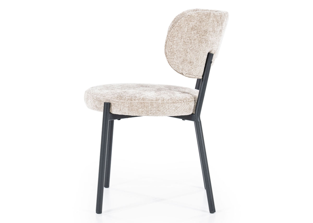 2er Set Esszimmerstuhl Stuhl Oasis Bezug taupe