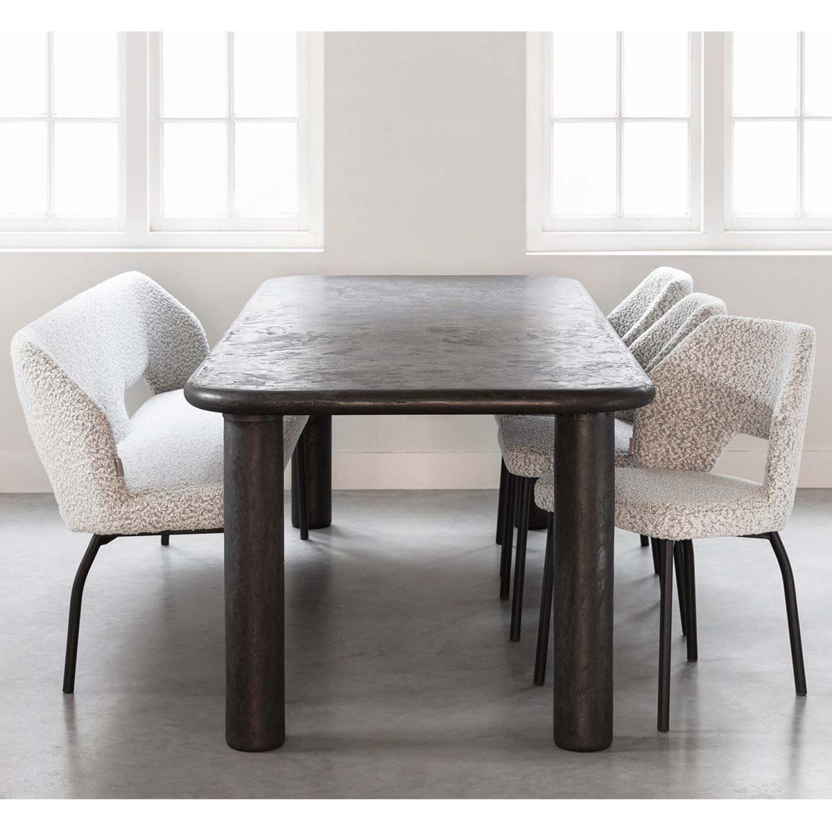 Esstisch Scala 260 x 100 cm Mortex schwarz