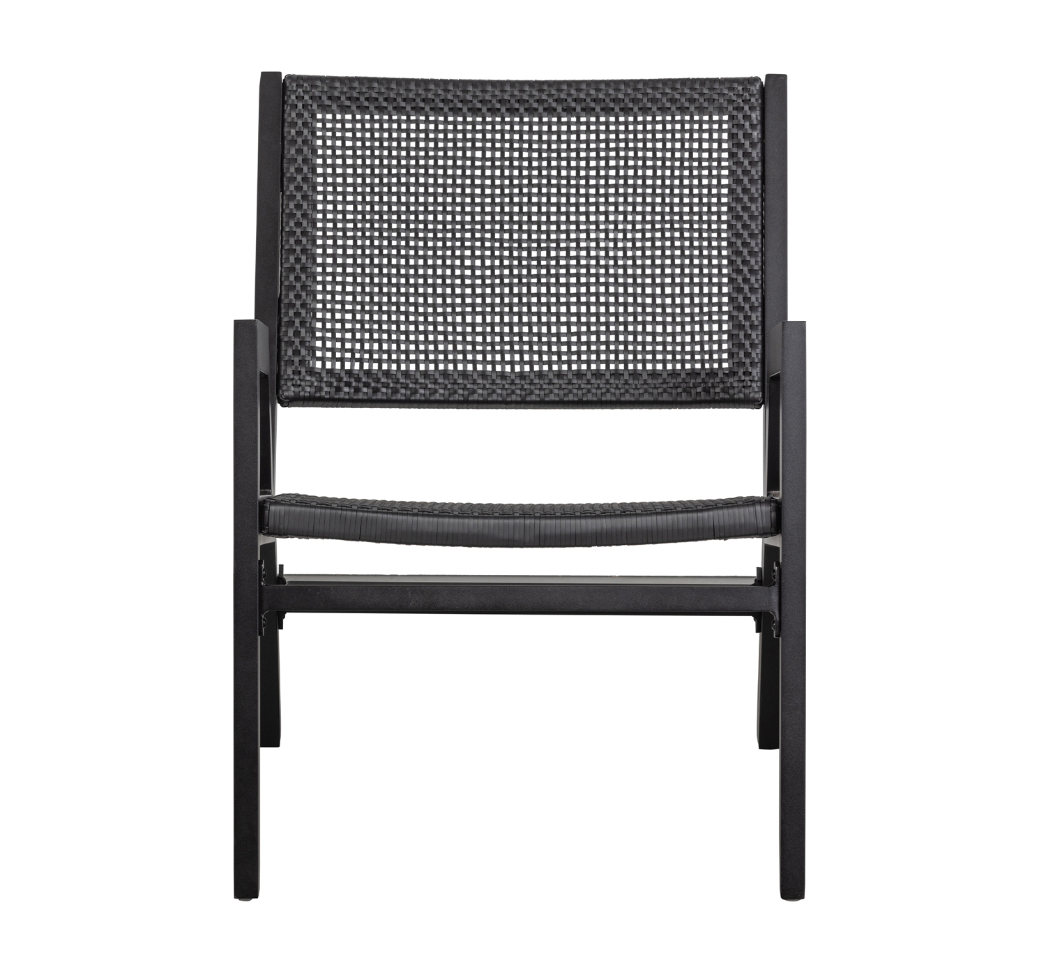 2er Set Gartenstuhl Sessel Pem Aluminium schwarz