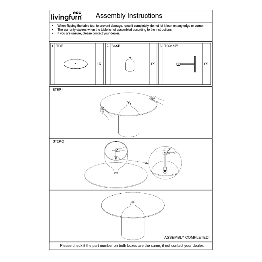 Couchtisch Isa rund Ø 50 cm Glasplatte Metall schwarz