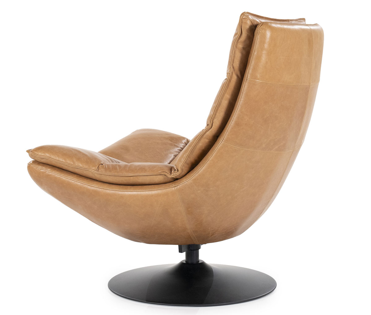 Sessel Relaxsessel Sven Boho Leder cognac Drehsessel