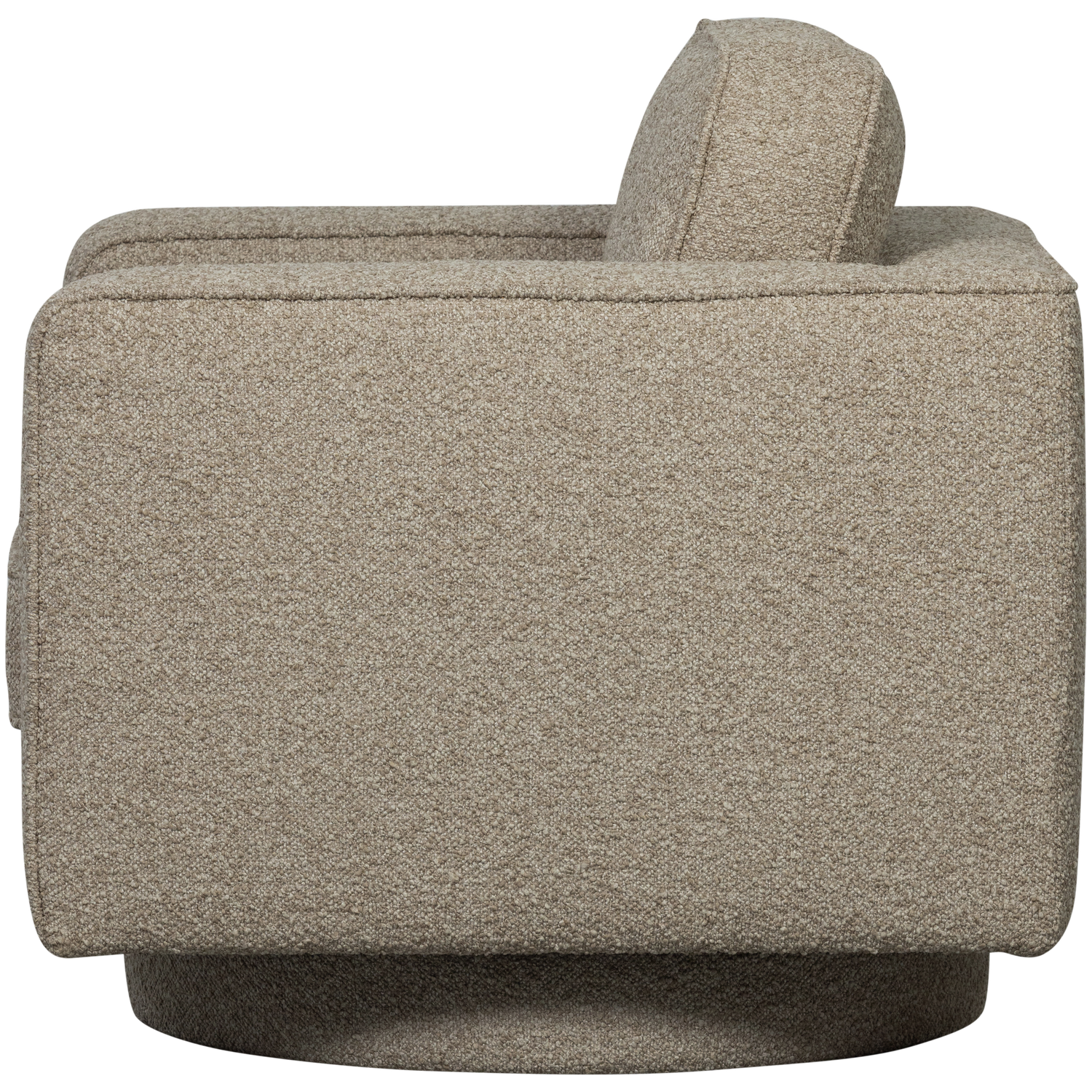 Sessel drehbar LAZY Bouclé sand Drehsessel Fernsehsessel