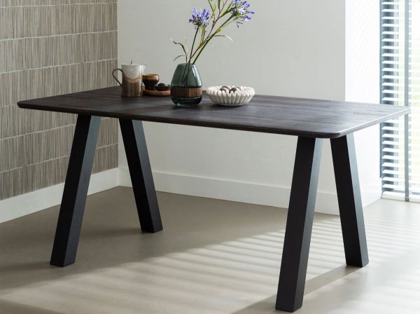 woood Esstisch Tablo 160 x 90 cm Eiche Massivholz mystic braun