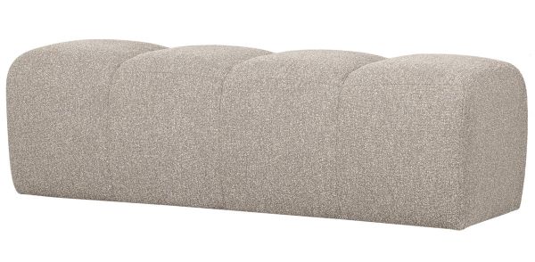 woood Esszimmerbank Hocker MOJO 164 cm Bouclé beige melange